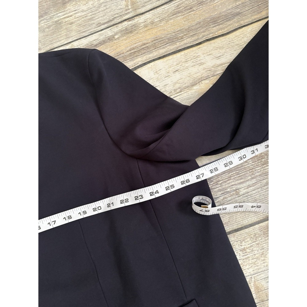 Spanx The Perfect Collarless Blazer Navy One Button Ponte Knit 2X - Picture 6 of 8
